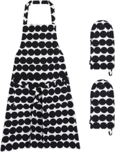 Räsymatto Kitchen Textile Set Home Textiles Kitchen Textiles Aprons Multi/mønstret Marimekko Home*Betinget Tilbud