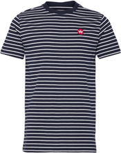 Timmi Organic/Recycled Striped T-Shirt T-shirts Short-sleeved Multi/mønstret Kronstadt*Betinget Tilbud