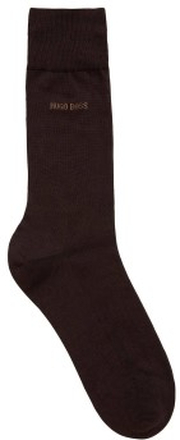 BOSS Business Mercerized Cotton George Finest Sock Braun mercerisierte Baumwolle Gr 45/46 Herren