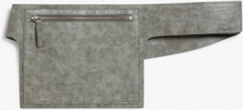 Faux leather belt bag - Grey