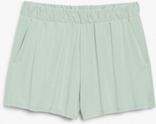 High waist wide leg super soft shorts - Green