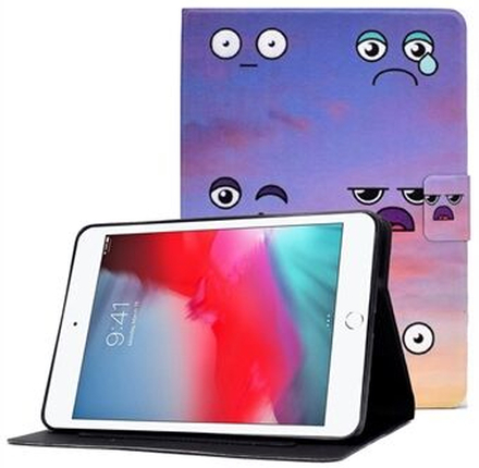 Til iPad mini (2019) /iPad mini 4/3/2/1 Mønstertryk PU-læder tablettaske Justerbart Stand Stødsikker