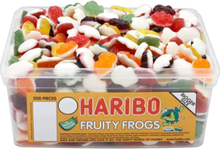 Haribo Fruity Frogs - Ask med Vingummi Grodor 750 gram