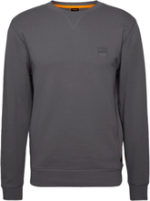 Hugo Boss Westart Patch Logo Sweatshirt Dark Grey