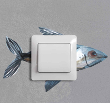 Stickers vis voor lichtschakelaar