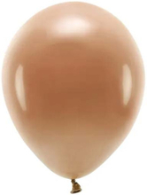 Eko Ballonger Chokladbrun, 26 cm, 10-pack - PartyDeco
