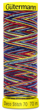 Gtermann Deco Stitch Multi 70 Sytrd Polyester 9831 - 70m