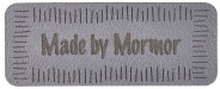 Label Made by Mormor Imiterat Lder 5x2 cm - 1 st