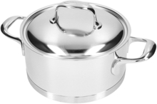 "Atlantis Stew Pot With Lid Home Kitchen Pots & Pans Casserole Dishes Silver DEMEYERE"