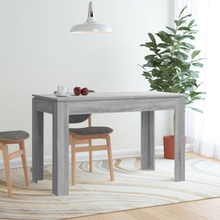 Spisebord 120x60x76 cm konstrueret træ grå sonoma-eg