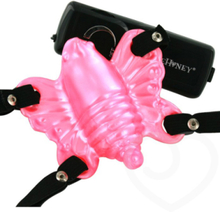 Venus Butterfly Strap-on Clit Stimulator - Rosa Klitoris Stimulator