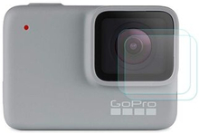 2 STK HAT Prince Skærmbeskyttelsesfilm i hærdet glas til GoPro HERO7 hvid og sølv 0,2 mm 9H 2,15D Ed