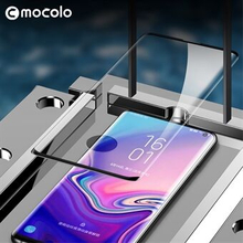 MOCOLO 3D Full Screen Curved Tempered Glass Screen Protector (Fingerprint Unlock) for Samsung Galaxy