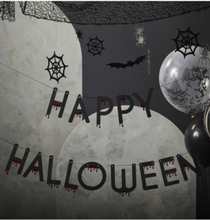 Blodig Happy Halloween Girlander - Fright Night