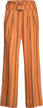 "Claudia Trousers Bottoms Trousers Straight Leg Orange Just Female"