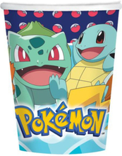 8 stk Pappkrus 250 ml - Pokémon