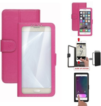 Celly Uni. Wallet View 4-4,5" Rosa