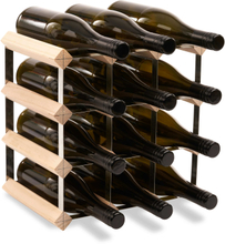 Vino Vita vinreol - fyrretræ - 12 flasker