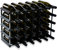 Vino Vita vinreol - sortlakeret fyrretræ - 30 flasker