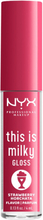 NYX Professional Makeup This Is Milky Gloss Lip Gloss Strawberry Horchata 10 - 4 ml