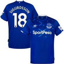 Everton Shirt Thuis 2019-2020 + Sigurdsson 18 - XXXL