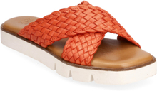 Lexey Shoes Summer Shoes Flat Sandals Oransje Dune London*Betinget Tilbud