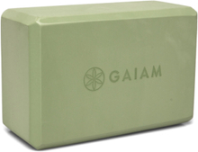 Gaiam Celery Point Block Accessories Sports Equipment Yoga Equipment Yoga Blocks And Straps Grønn Gaiam*Betinget Tilbud