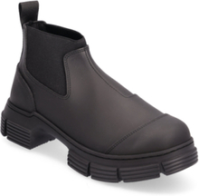 Recycled Rubber Shoes Chelsea Boots Rain Boots Svart Ganni*Betinget Tilbud