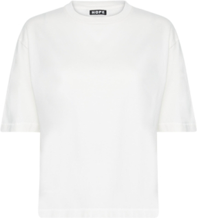 Boxy T-Shirt Tops T-shirts & Tops Short-sleeved White Hope