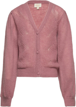Cardigan Knit Tops Knitwear Cardigans Pink Creamie