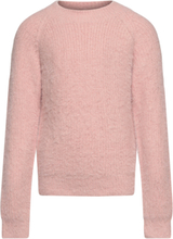 Pullover Knit Glitter Tops Knitwear Pullovers Pink Creamie