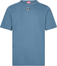 "T-Just-Od T-Shirt Tops T-Kortærmet Skjorte Blue Diesel"