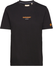 Sportswear Logo Relaxed Tee Sport T-shirts & Tops Short-sleeved Black Superdry