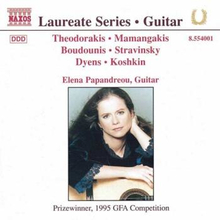 Papandreou Elena: Gitarr (Theodorakis/Dyens)