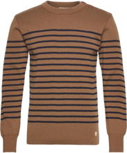 Mariner Sweater "Molène" Tops Knitwear Round Necks Brown Armor Lux