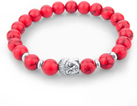 Armband "Buddha" -Röd