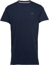 Ss Logo Tee Tops T-shirts Short-sleeved Navy Hackett London