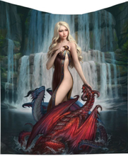 Dragon Bathers - James Ryman Exklusiv Pläd 160x140 cm