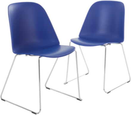 DIXON stol 2-pack Koboltblå