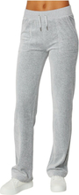 Grå Juicy Couture Del Ray Classic Velour Pant Pocket Design Bukse