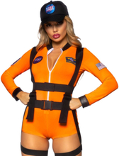Sexy Nasa Space Commander Kostyme til Dame - Strl L