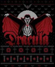 Universal Monsters Dracula Damen Weihnachtspullover – Schwarz - L