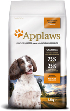 2,5 kg gratis! Applaws Hundefutter 7,5 kg - Kleine & Mittelgrosse Rassen: Adult Huhn