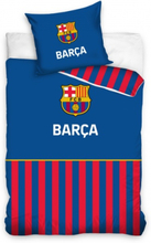 FC Barcelona dekbedovertrek Barça 140 x 200 cm blauw/rood