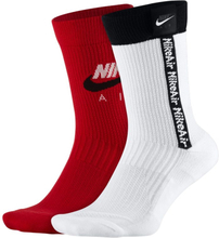 Nike Air SNEAKR SOX Crew Socks (2 Pairs) - Multi-Colour