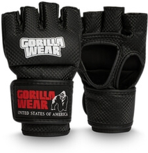 Gorilla Wear Berea MMA Gloves, black/white, L/XL