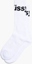 Stussy - Jacquard Logo Socks - Hvid -