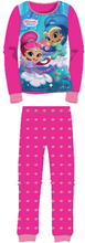 Mørk Rosa Shimmer and Shine Pyjamas til Barn - Strl 92 - 1,5-2 ÅR