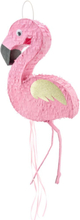 Rosa Flamingo Pull Pinata med Hengende Bein 55x25cm