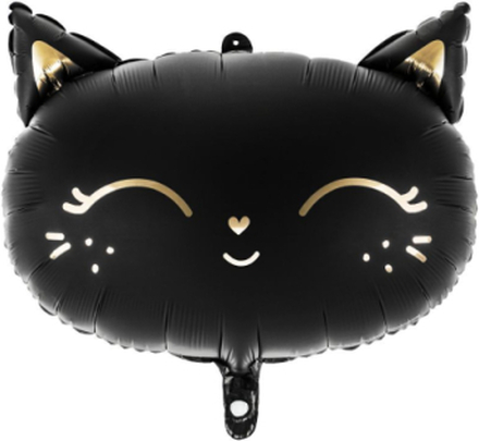 Svart Katt - Folieballong 48x36 cm